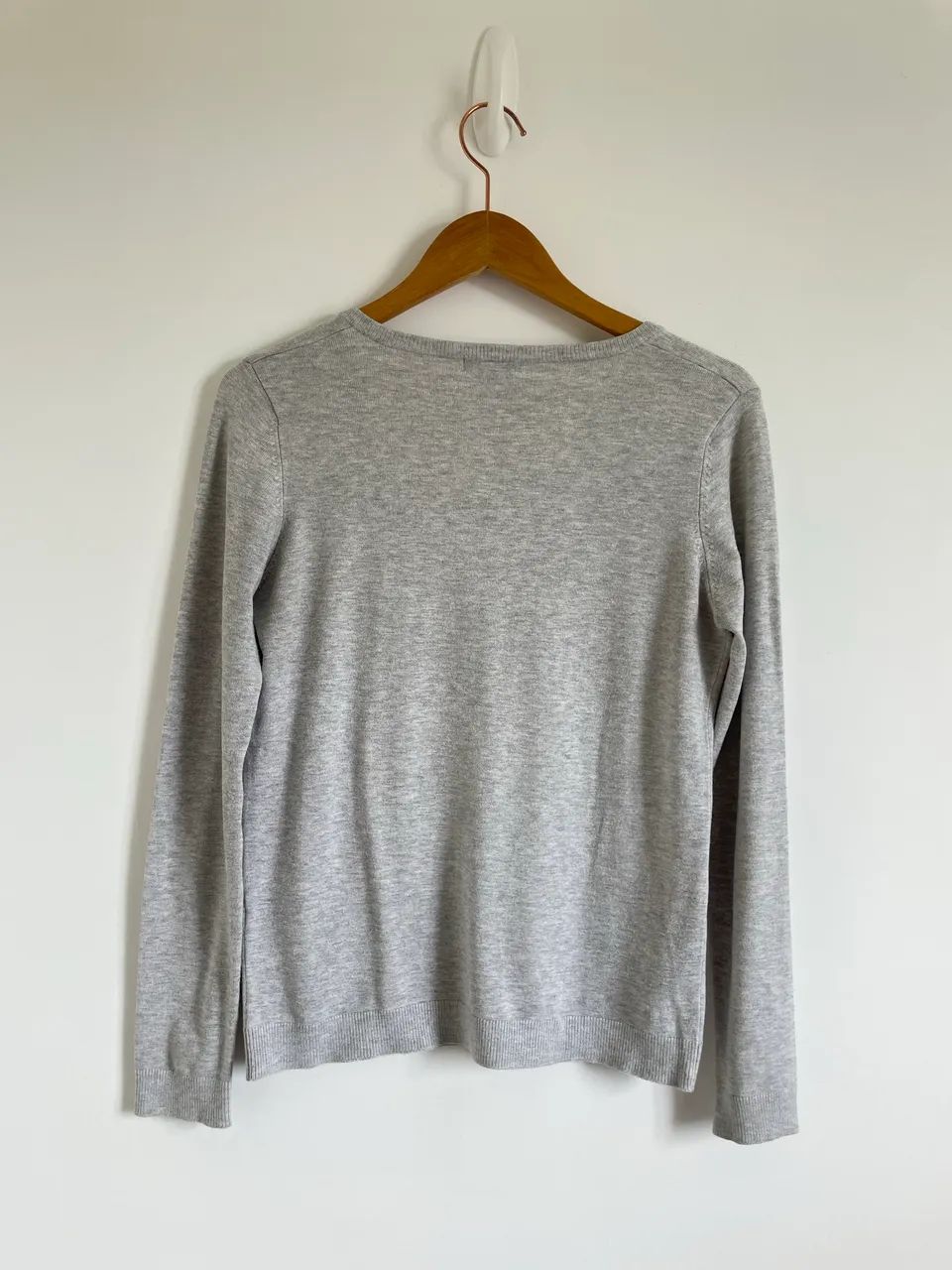 Suéter tricô veste M / G cinza Sfera - Foto 3