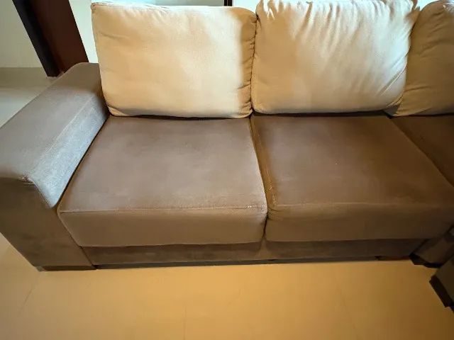 Sofá de canto com almofadas  - Foto 2