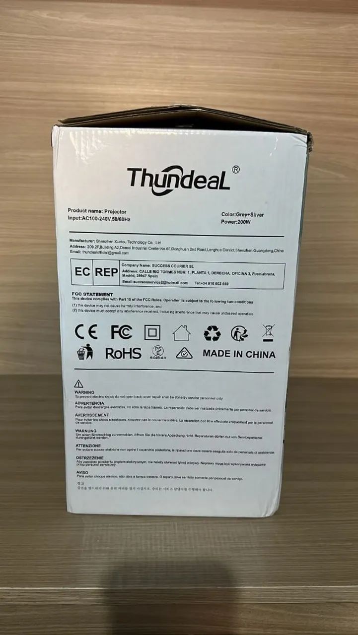 Projetor Multimídia ThundeaL TD98 Pro - Foto 5