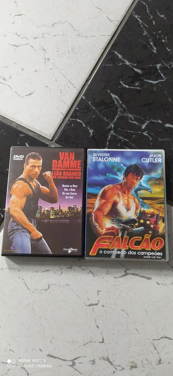 2 dvds clássicos Stallone e Vandame 