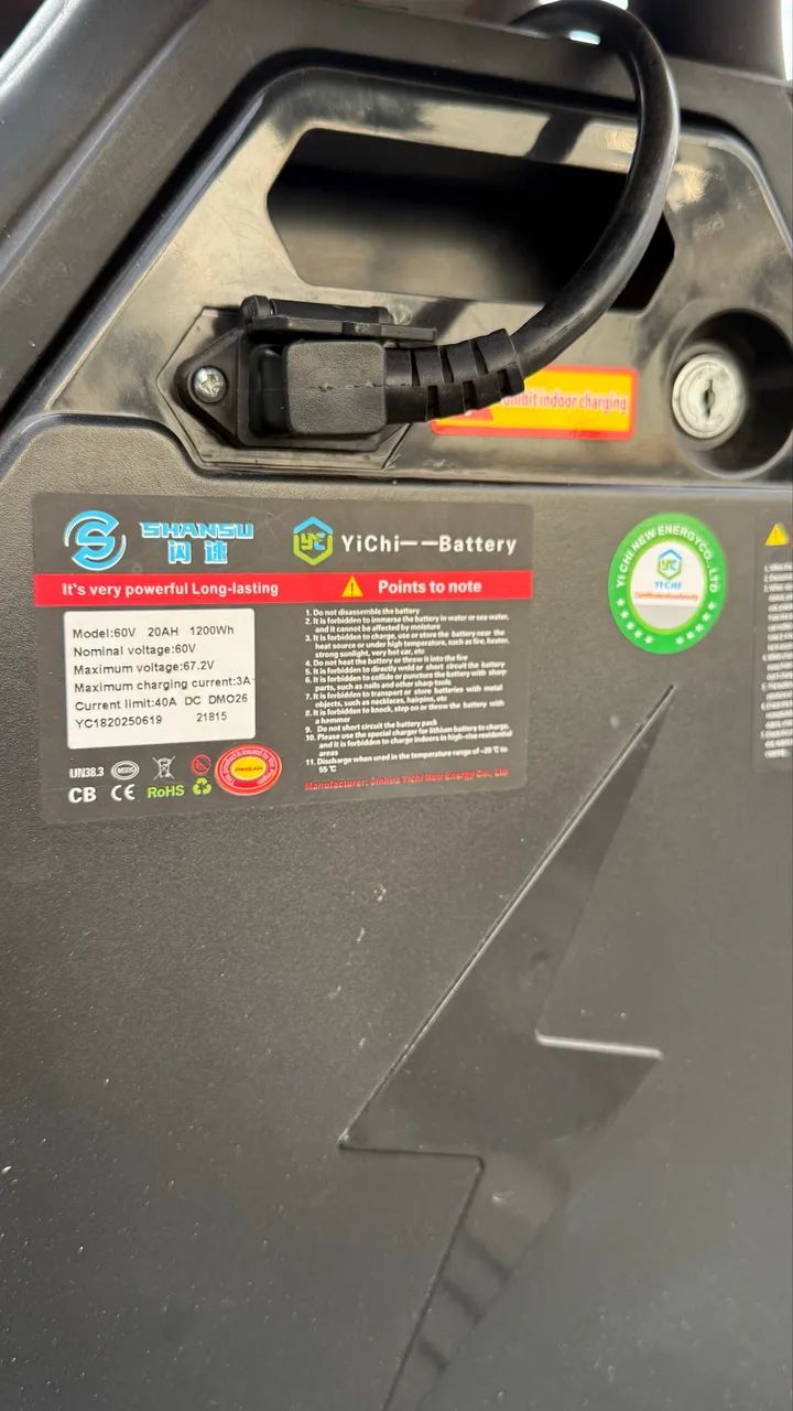 Scooter Elétrica Wehawk X7 2000w Bateria De Litio Removivel - Foto 4