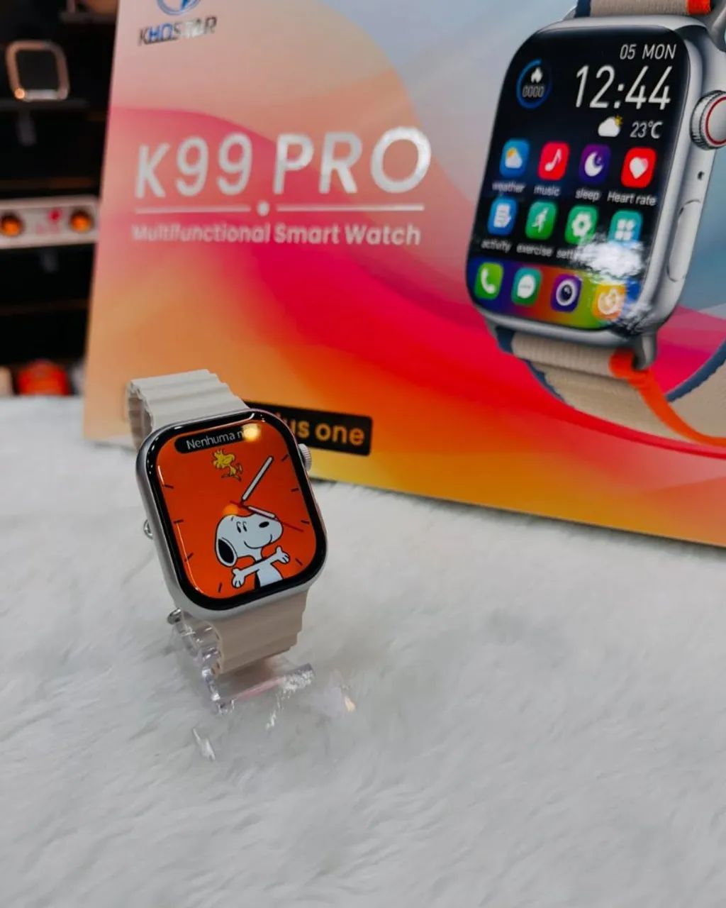 Smartwatch Relógio K99 Pro Series, Com 10 Pulseiras Gps. Atacado e varejo.. - Foto 2