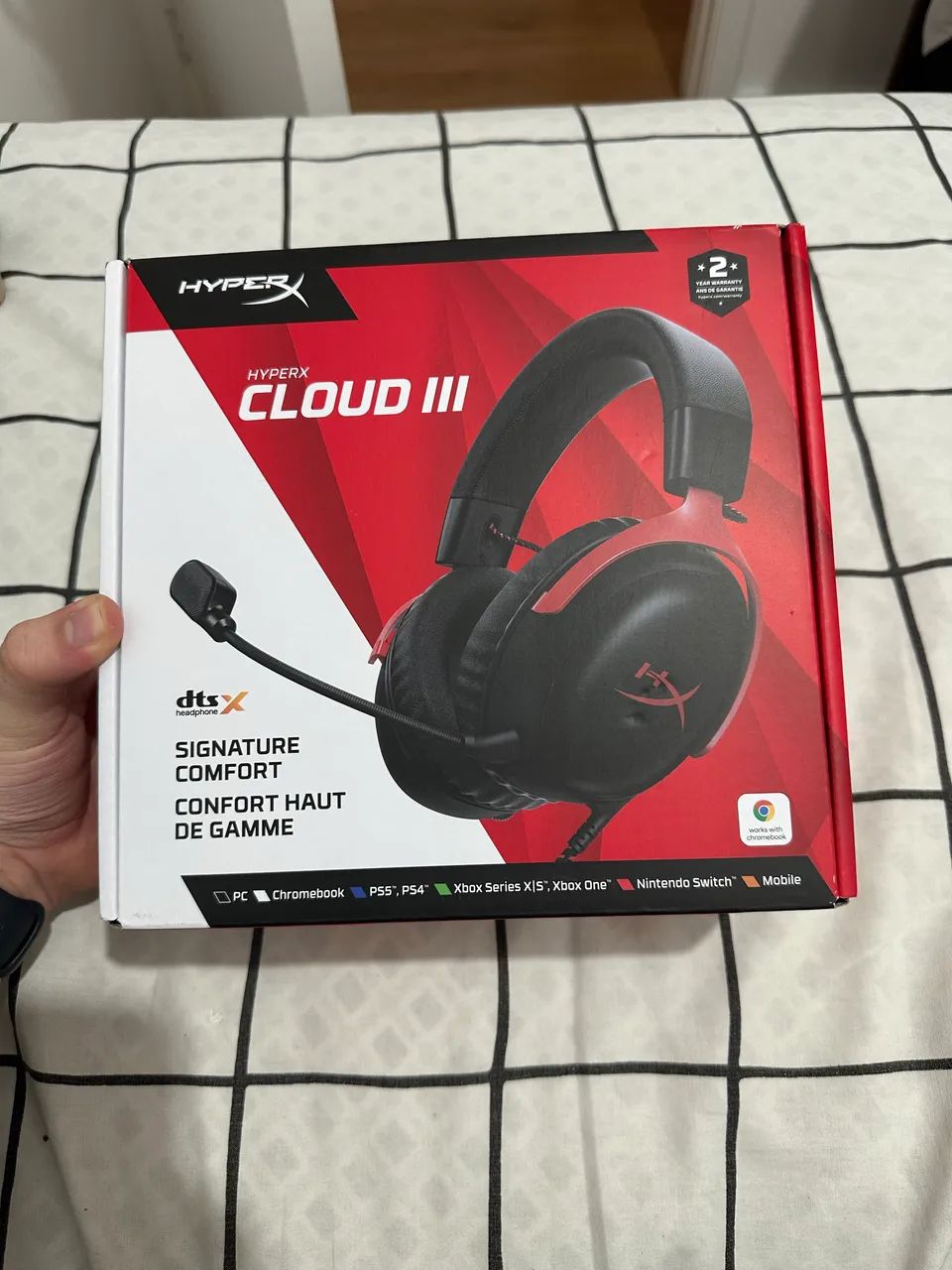Headset Hyperx Cloud 3 com fio - Foto 5