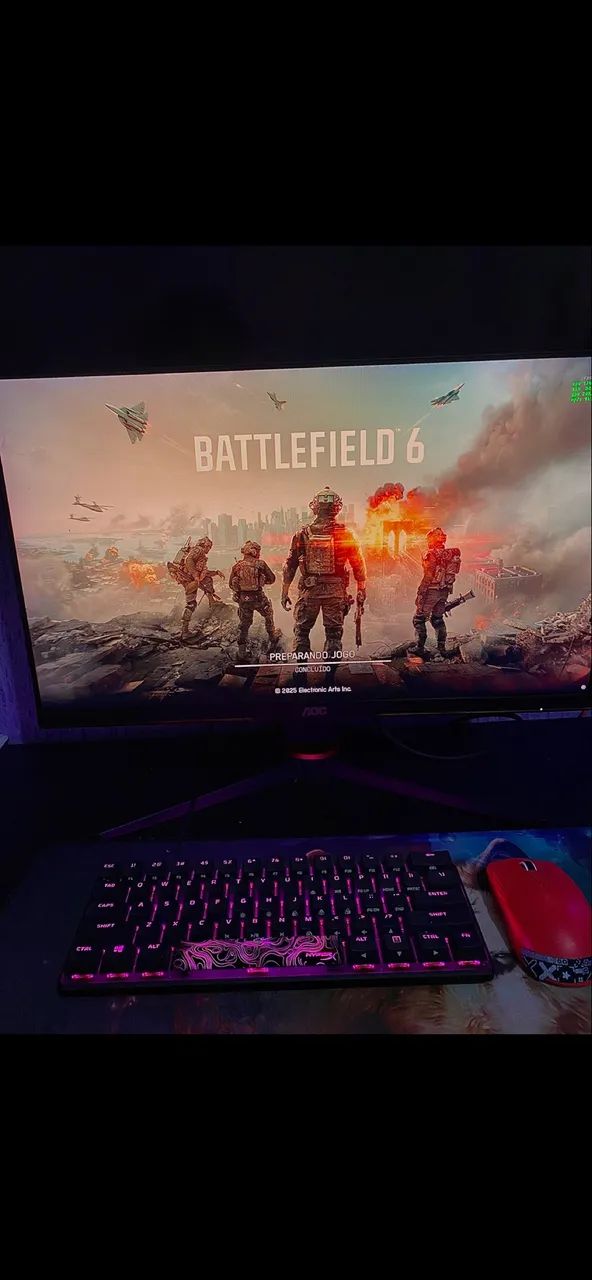 Monitor gamer aoc viper 24 polegadas 165hz 1ms