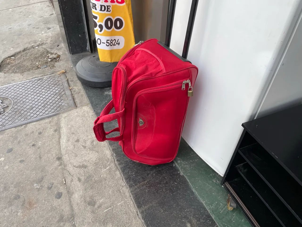 Bolsa Mala de Viagem Vermelha com Rodinhas  - Foto 2