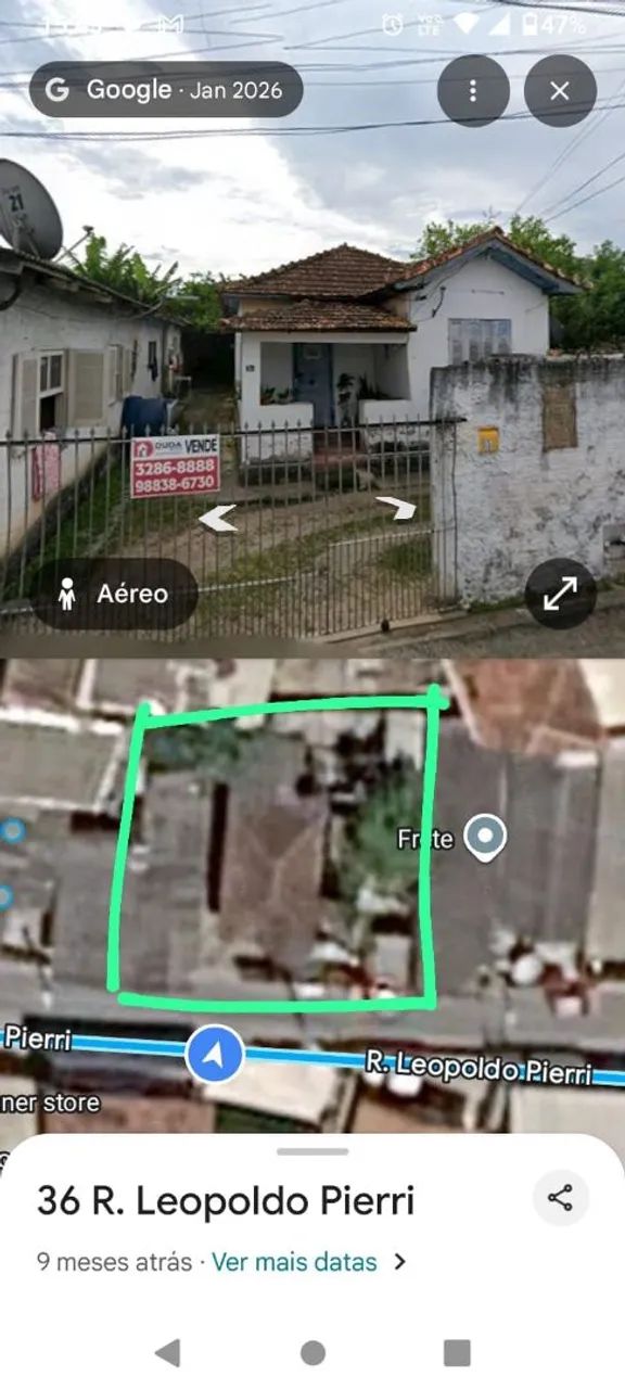 VENDO TERRENO COM CASA DENTRO 