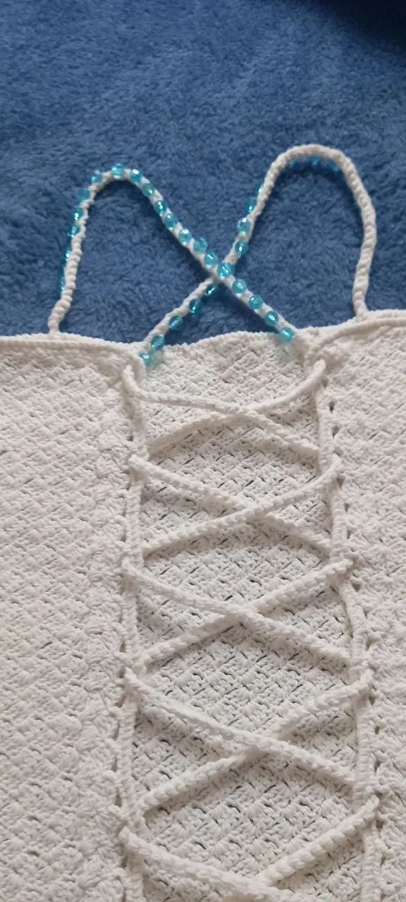 BLUSA DE CROCHÊ.  - Foto 2