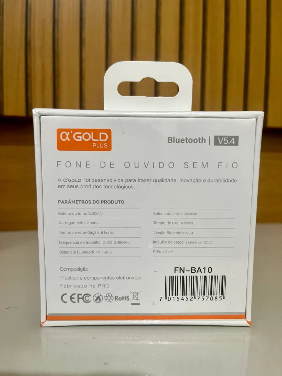 Fone Ouvido Bluetooth A'Gold Plus Original Anatel Sem Fio TWS iPhone Android - Foto 3