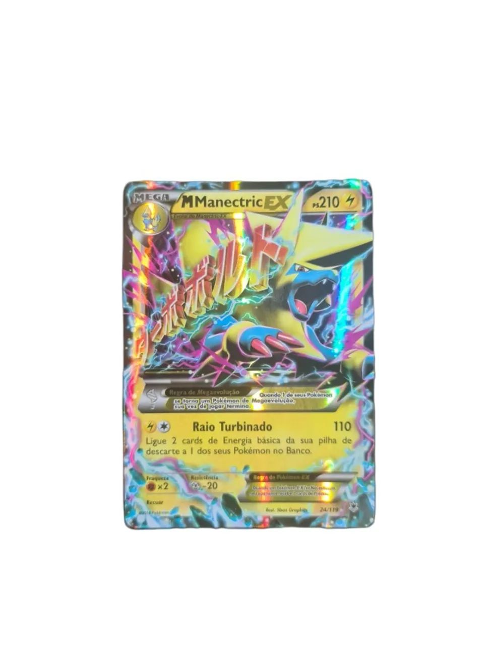 Card Pokémon - M Manectric Ex 24/119 Força Fantasma - Hobbies e