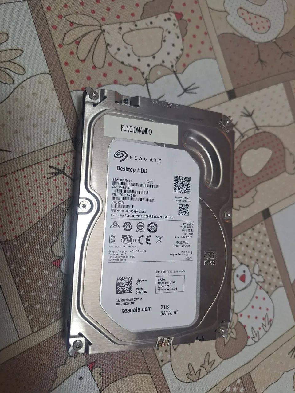 HD Sata 2TB Seagate