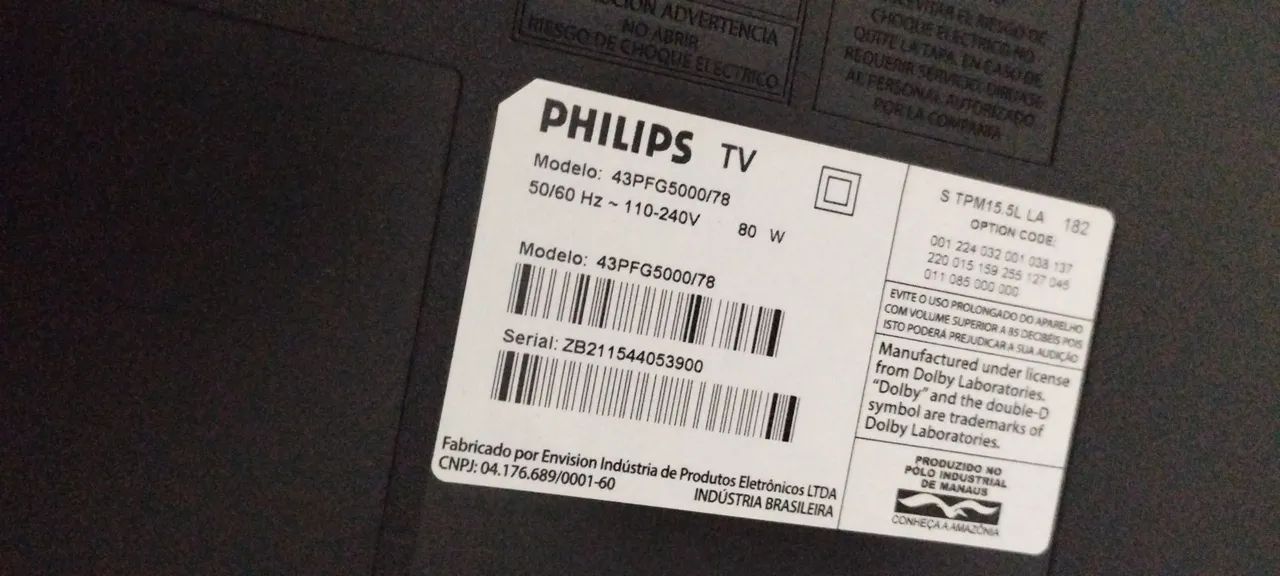 Tv Phillips usada funcionando perfeitamente  - Foto 3