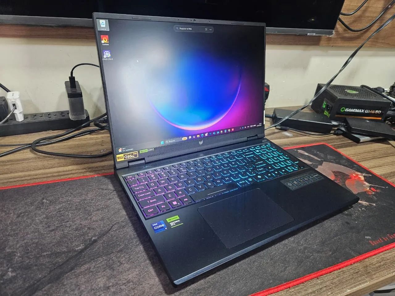 Notebook Gamer acer Predator  i9 14900 rtx 4060 16gb zero - Foto 5