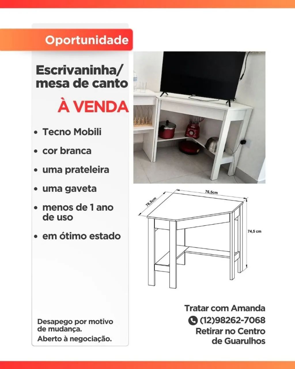 Mesa de canto