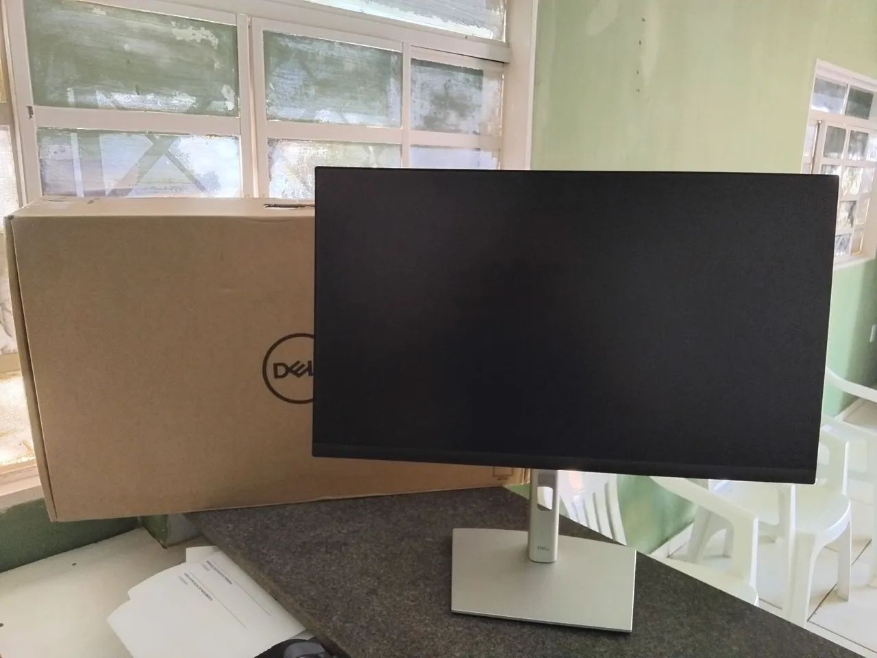 Monitor Dell P Séries Full HD 23,8 Pol Preto Prateado - Foto 2