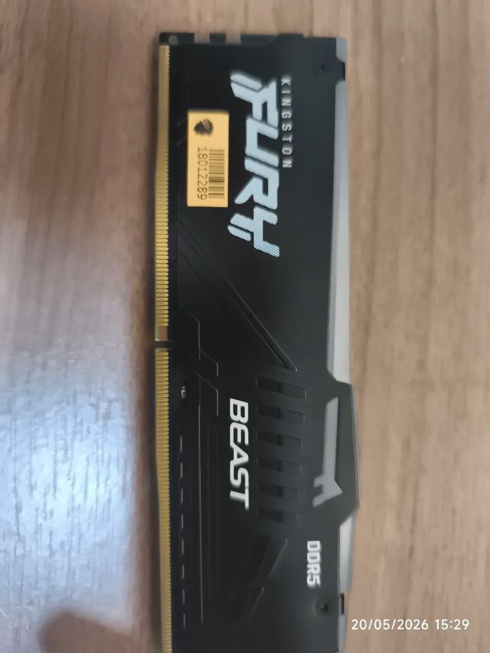 Memória ddr5 kingston Fury RGB 8gb - Memória RAM - Jandaia do Sul