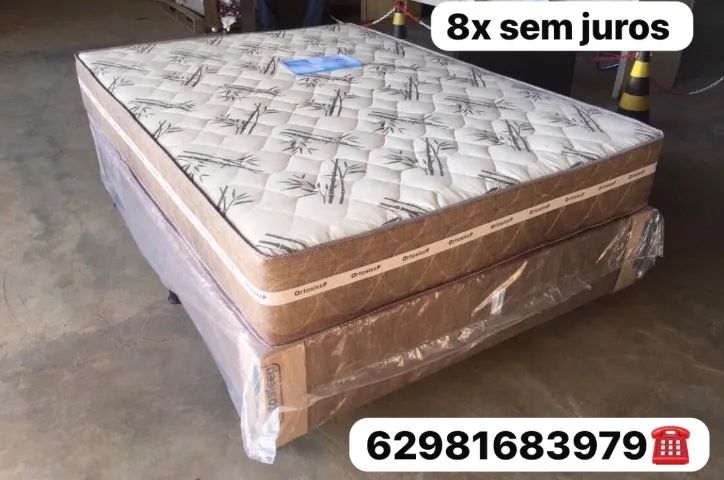Colchao casal d33 e base nova