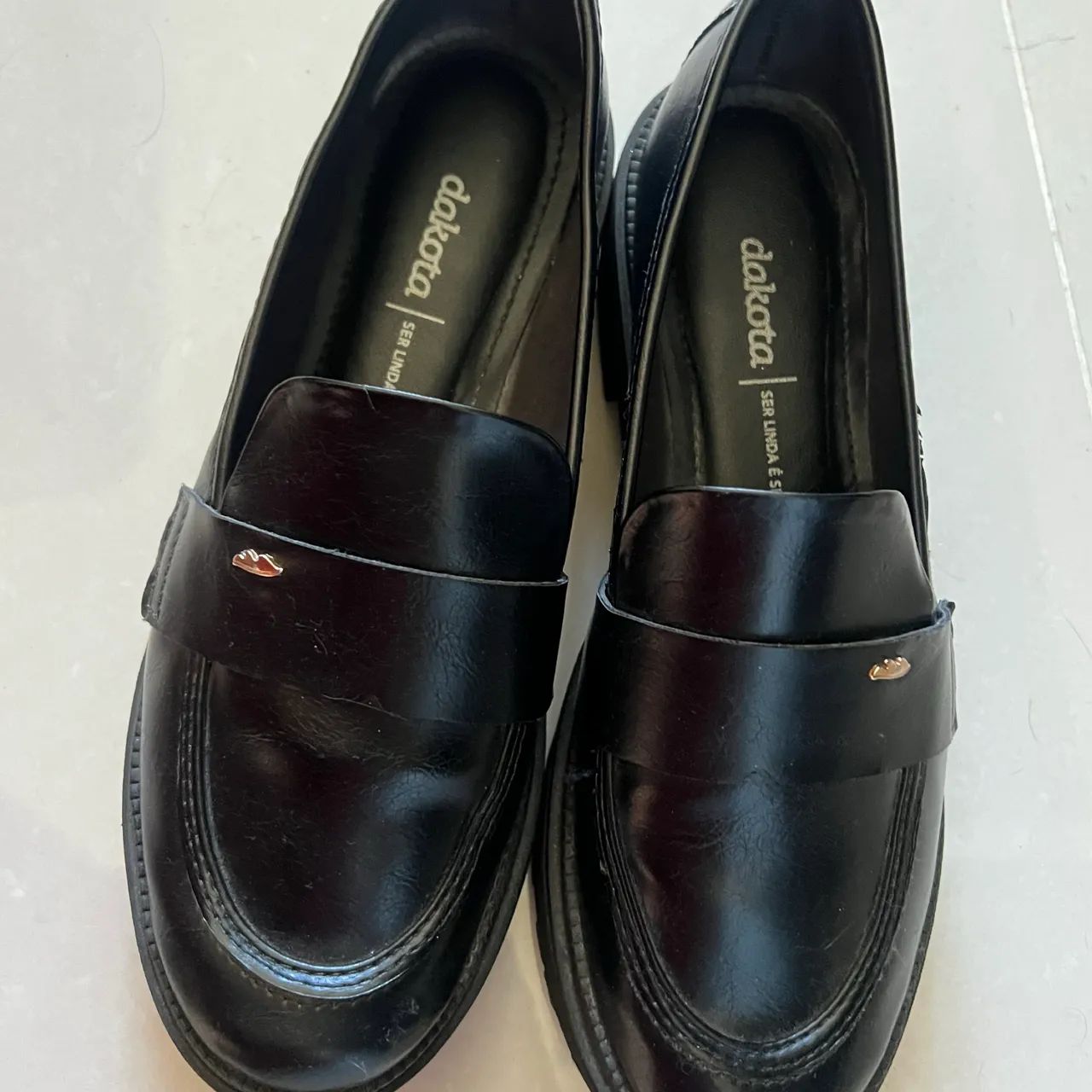 Mocassim tratorado preto  - Foto 4