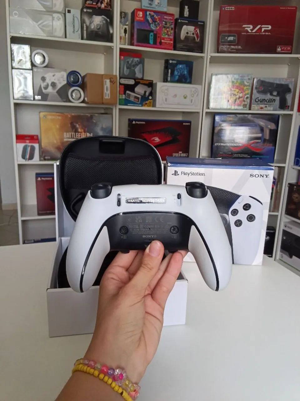 Vendo Controle DualSense Edge Branco Ps5 Semi novo - Foto 4