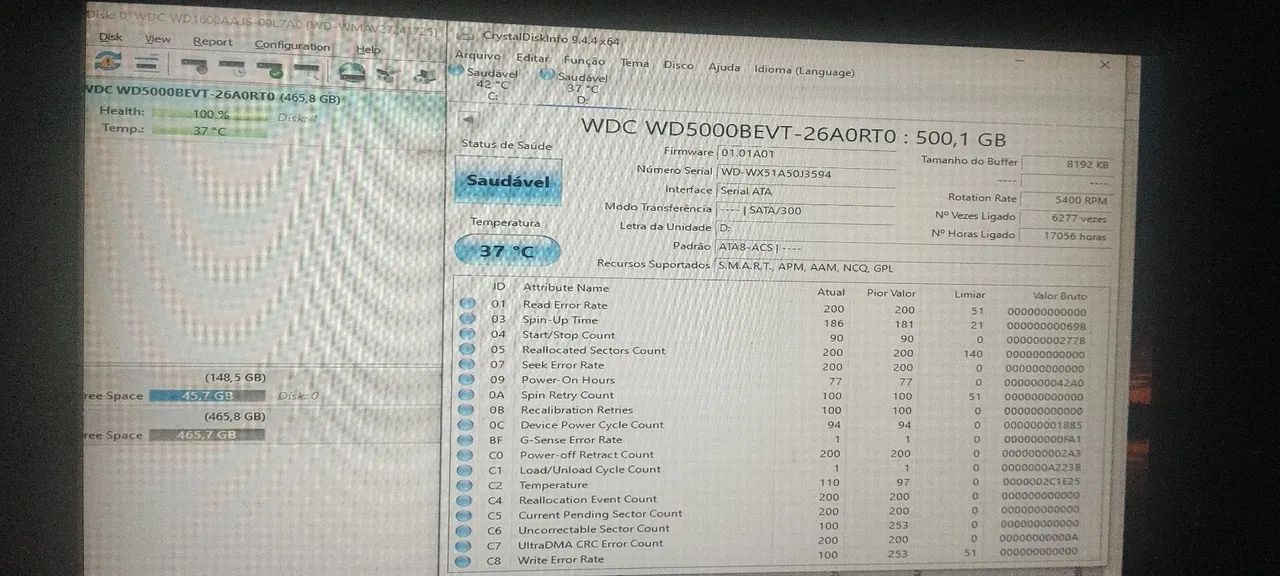 HD Sata notebook 500 GB  - Foto 4