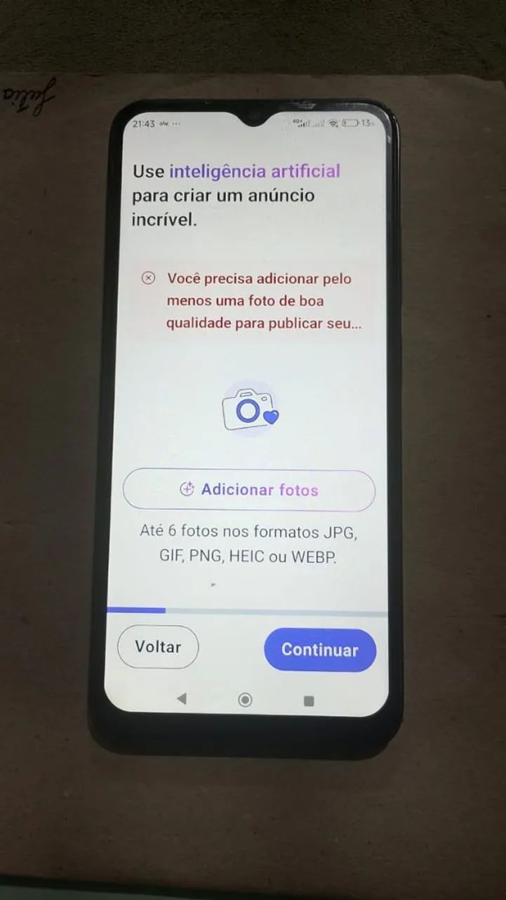 Redmi 10 128 GB 450 reais  - Foto 2