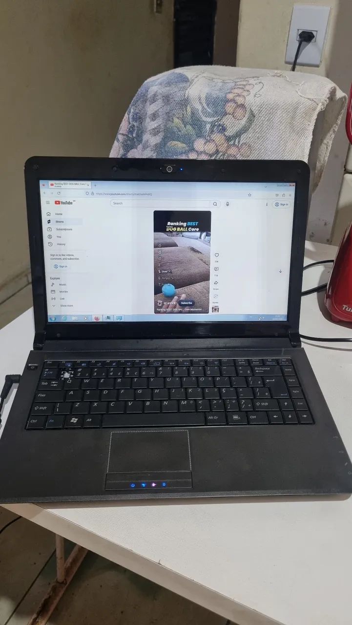 Notebook Quad Core Funcionando perfeitamente Posso Entregar Bateria ruim 