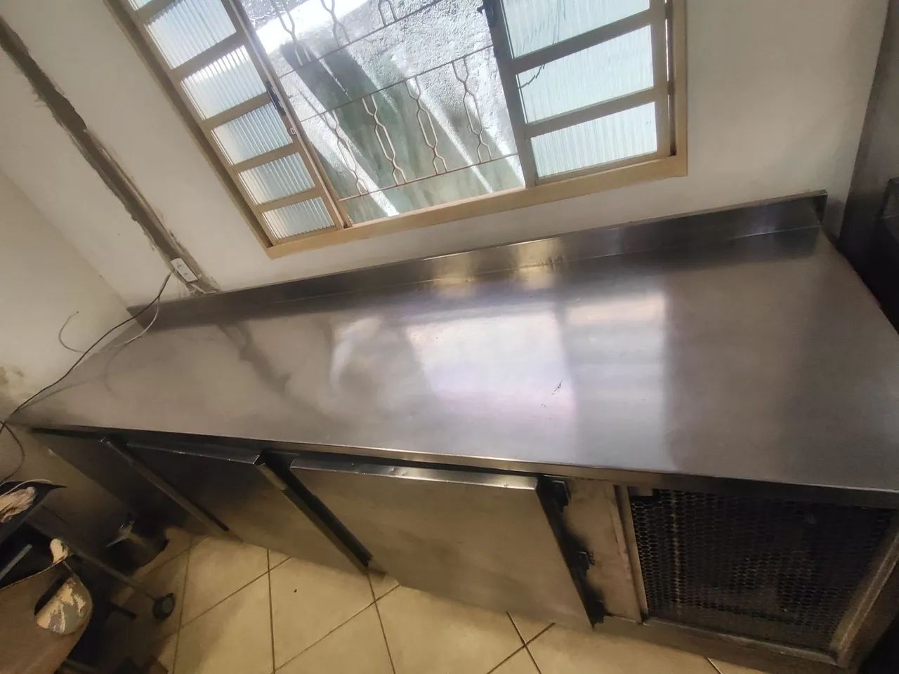 Balcão refrigerado inox 