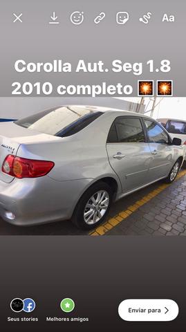 Corolla Aut Seg 1.8 2010 completíssimo
