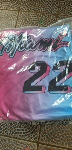 Camisa Basquete Nba Original Lakeres, City e Miami - Foto 2