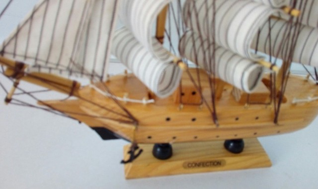 Mini Barco Decoração Colecionador Embarcação Caravela valor cada - Foto 2