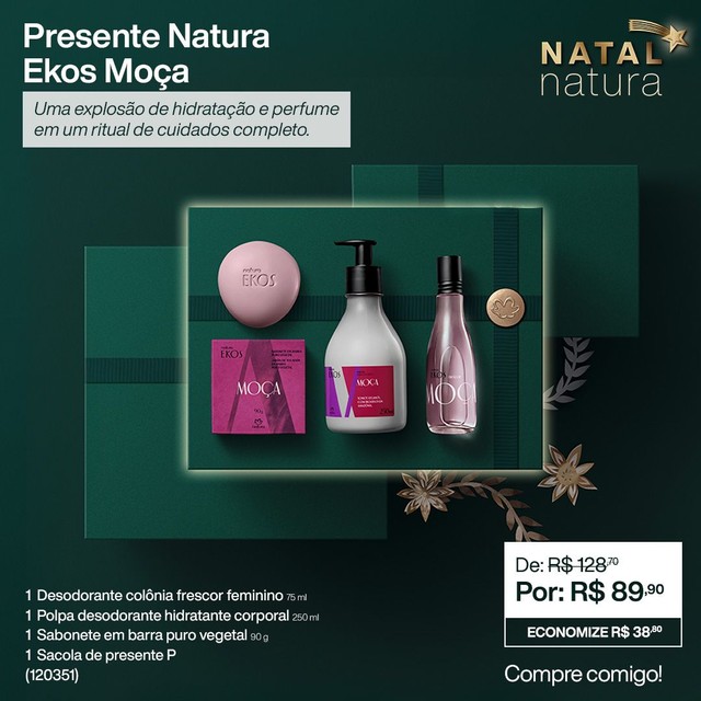 Kit Presente Ekos Moça da Natura - Beleza e saúde - Várzea, Recife  983666957 | OLX