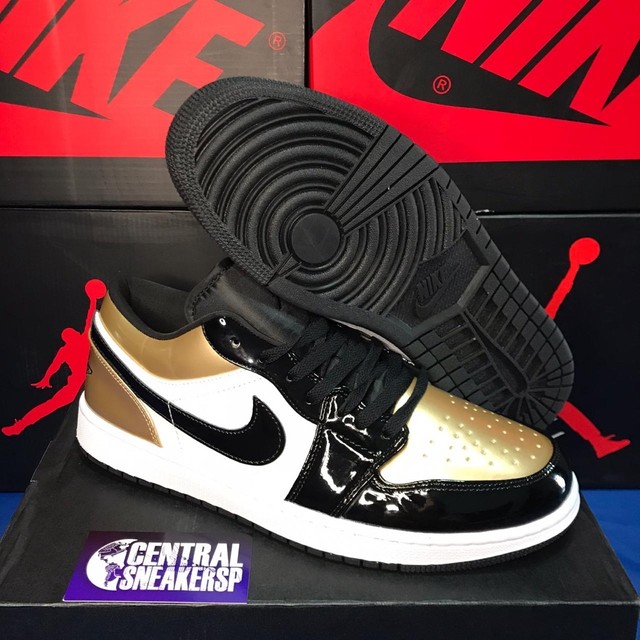 nike air jordan 1 low gold toe