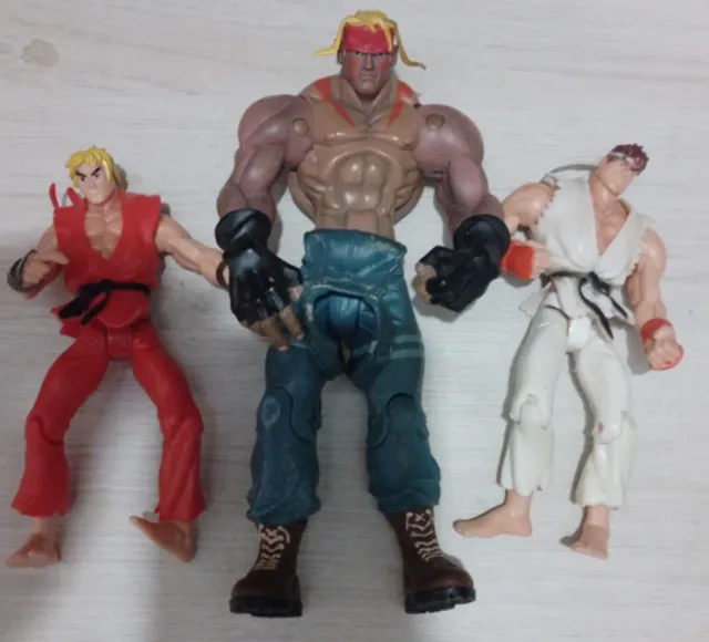 Original Storm Toys Guile-Figura Ultra Street Fighter II, modelo Street  Fighter, brinquedo colecionável, presente de