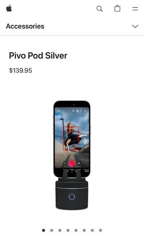 Pivo pod, o robô de edição e gravação de fotos e vídeos.