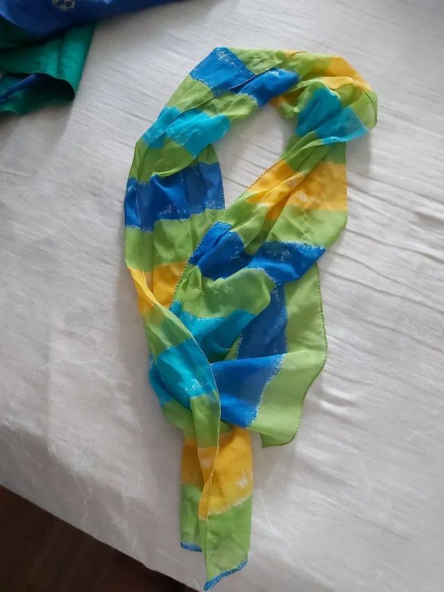 Três lenços com cores da bandeira - Foto 4