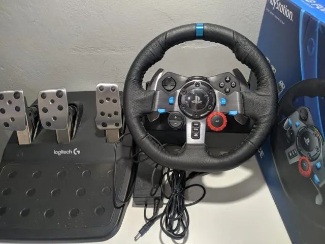 Volante Logitech G27, Com Pedais E Câmbio, Garantia E Nf