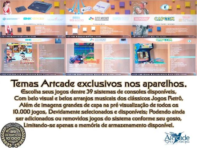 Arcade Fliperama Multijogos Retrô 2 Players Com Os Melhores 10.000 Jogos -  Videogames - Ramos, Rio de Janeiro 1248738833