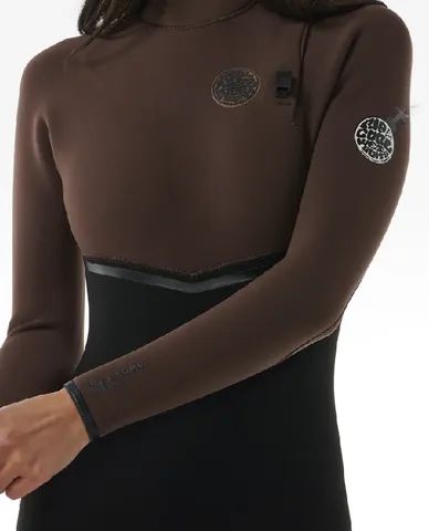 Long John Feminino Rip Curl E-Bomb E7 3/2 mm Zip Free - AV. - Foto 3