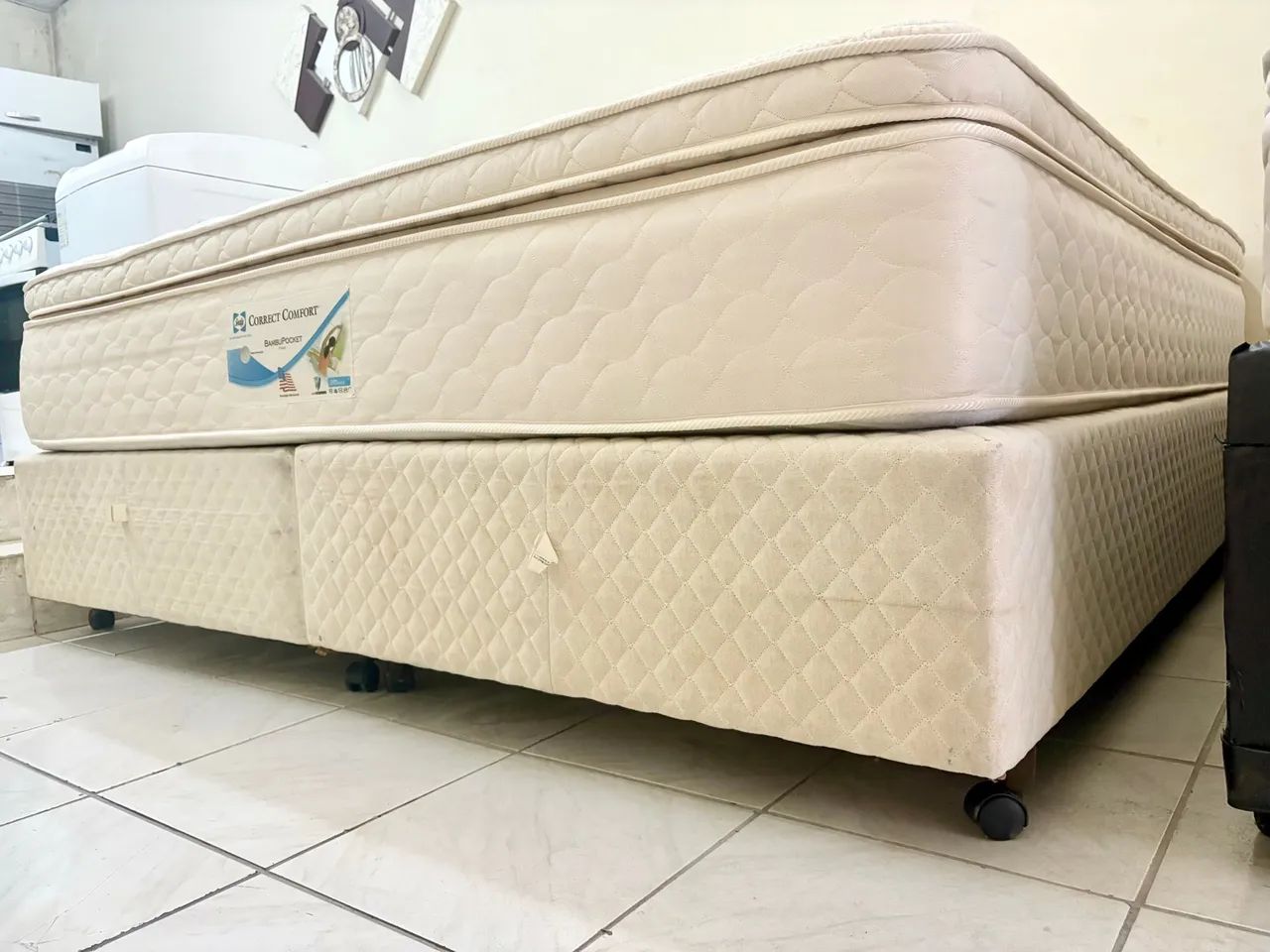 Cama box de casal King size , Cama King  - Foto 3
