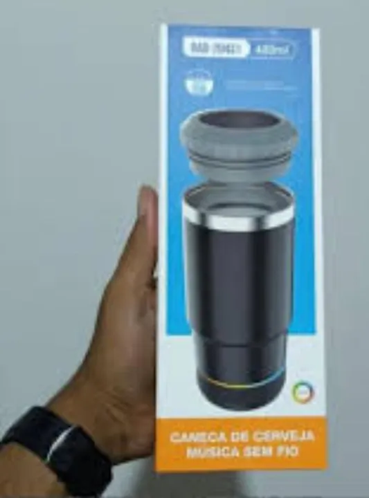 Caneca de Cerveja com Bluetooth - Música sem Fio