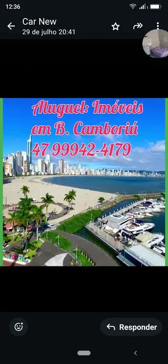 Turismo Praia Bal Camboriú Hospedagem Temporada Diária  - Foto 6