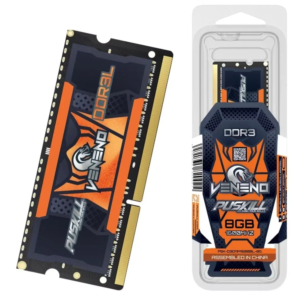 Memória RAM DDR3 8GB p/ Notebook ou Desktop Novas 1333Mhz e 1600Mhz