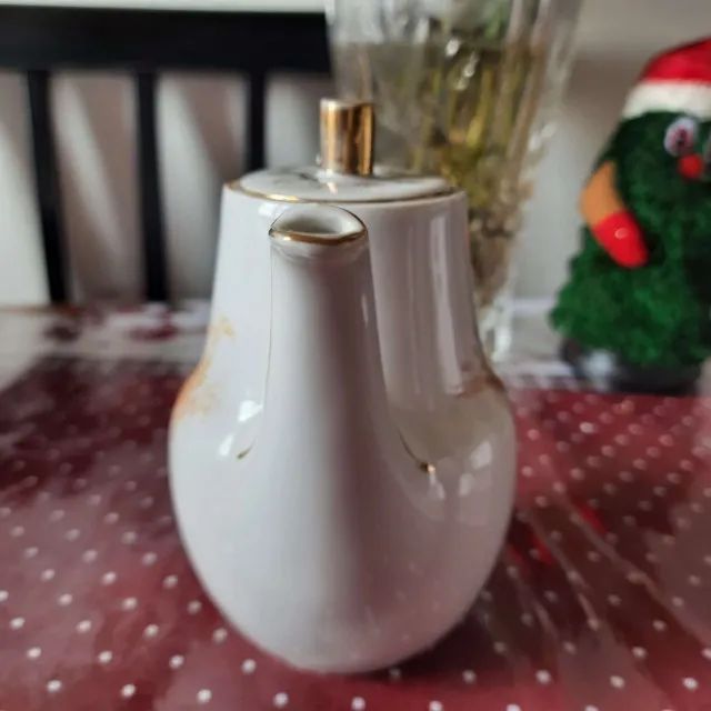 Bule antigo em porcelana Mauá Perfeito antiguidade louça antiga - Foto 5