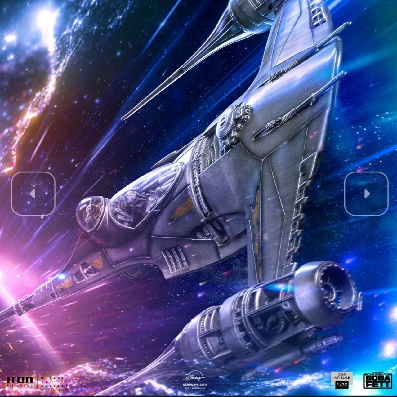 Mando Starfighter Star Wars Iron Studios