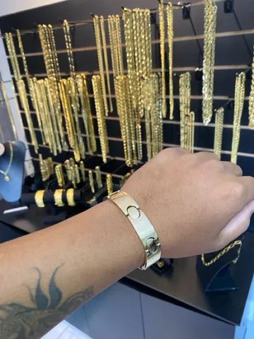 Braceletes de moeda antiga 
