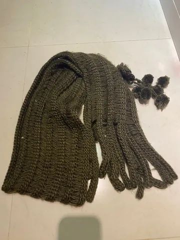 Cachecol Femino verde militar grande 