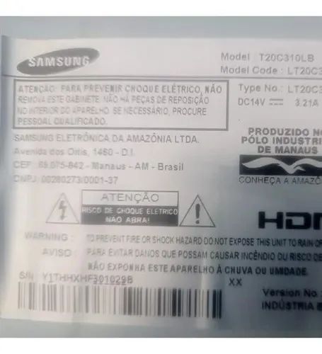 Placa De TV T20c310lb Samsung - Foto 3