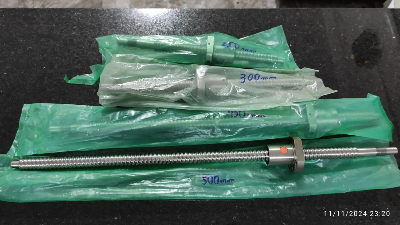 Kit Fuso de esferas 16mm passo 5 para CNC - Foto 2