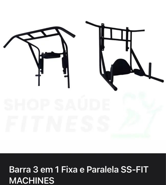 Barra fixa de parede  3 em 1 