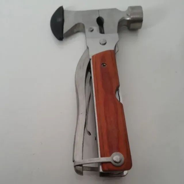 Canivete MultiUso Martelo Alicate Ferramentas Sobrevivencia