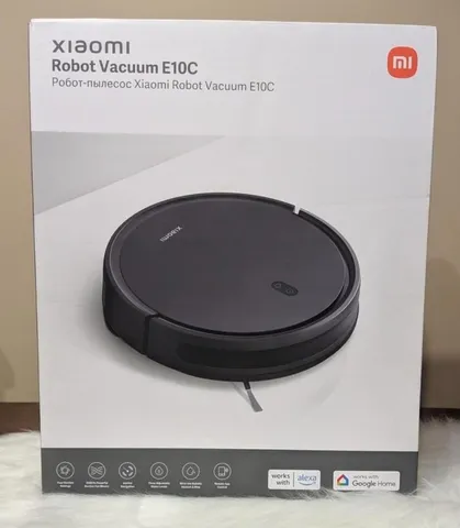Robô Aspirador De Pó Mi Vacuum E10C Preto - Bivolt